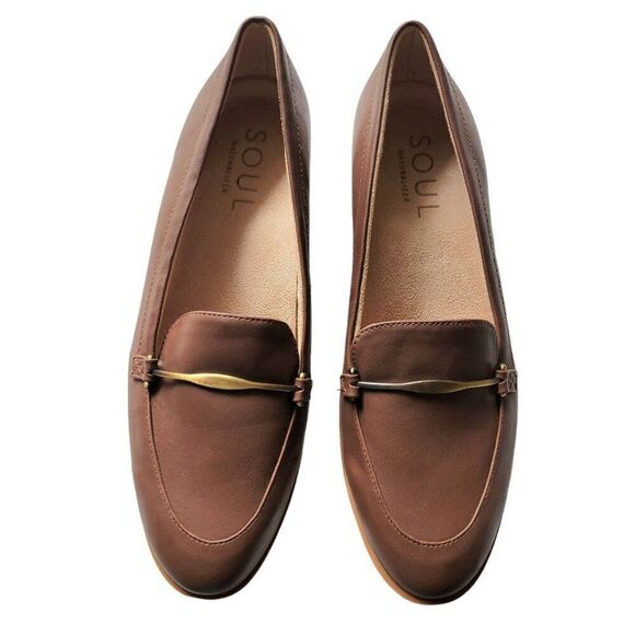 Soul Naturalizer Womens Brown Leather Loafers Size 8W - Picture 10 of 10